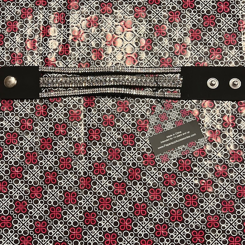 Rollin’ In Rhinestones Black Urban Bracelet